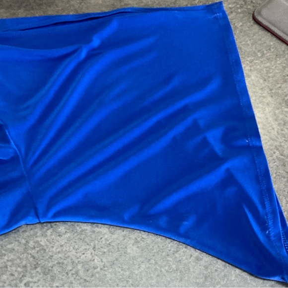 Avenue Size 26/28 Blue Dress Midi Length - Picture 6 of 7